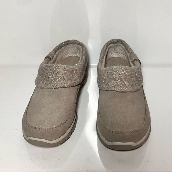 Skechers Full Bloom Easy Going Water-Repellent Suede Clogs - Picture 4 of 7